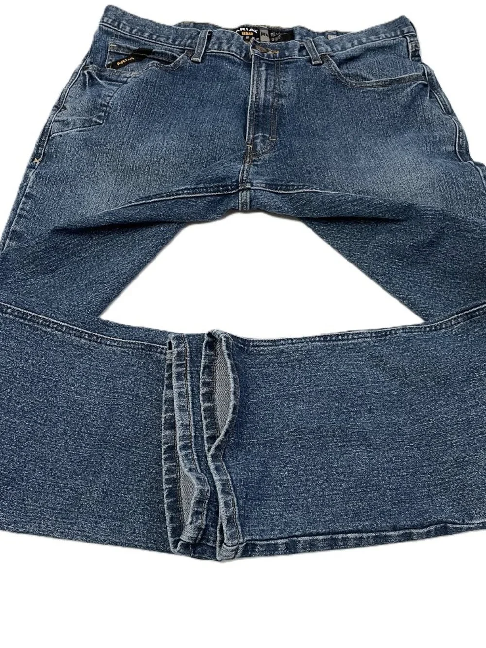 Ariat Rebar M4 Jeans Mens 36x34 Blue Relaxed Bootcut Construction Workwear